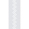 Carrington 8mm Clear Glass - Obscure Printed Design - Single Absolute Pocket Door