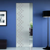 Carrington 8mm Obscure Glass - Obscure Printed Design - Single Absolute Pocket Door