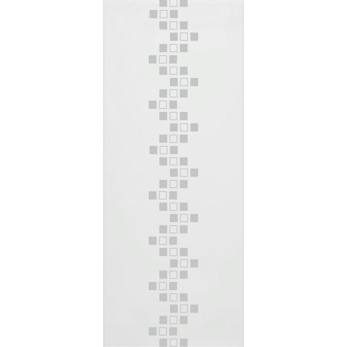 Single Glass Sliding Door - Carrington 8mm Obscure Glass - Obscure Printed Design - Planeo 60 Pro Kit