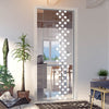 Carrington 8mm Clear Glass - Obscure Printed Design - Single Evokit Glass Pocket Door