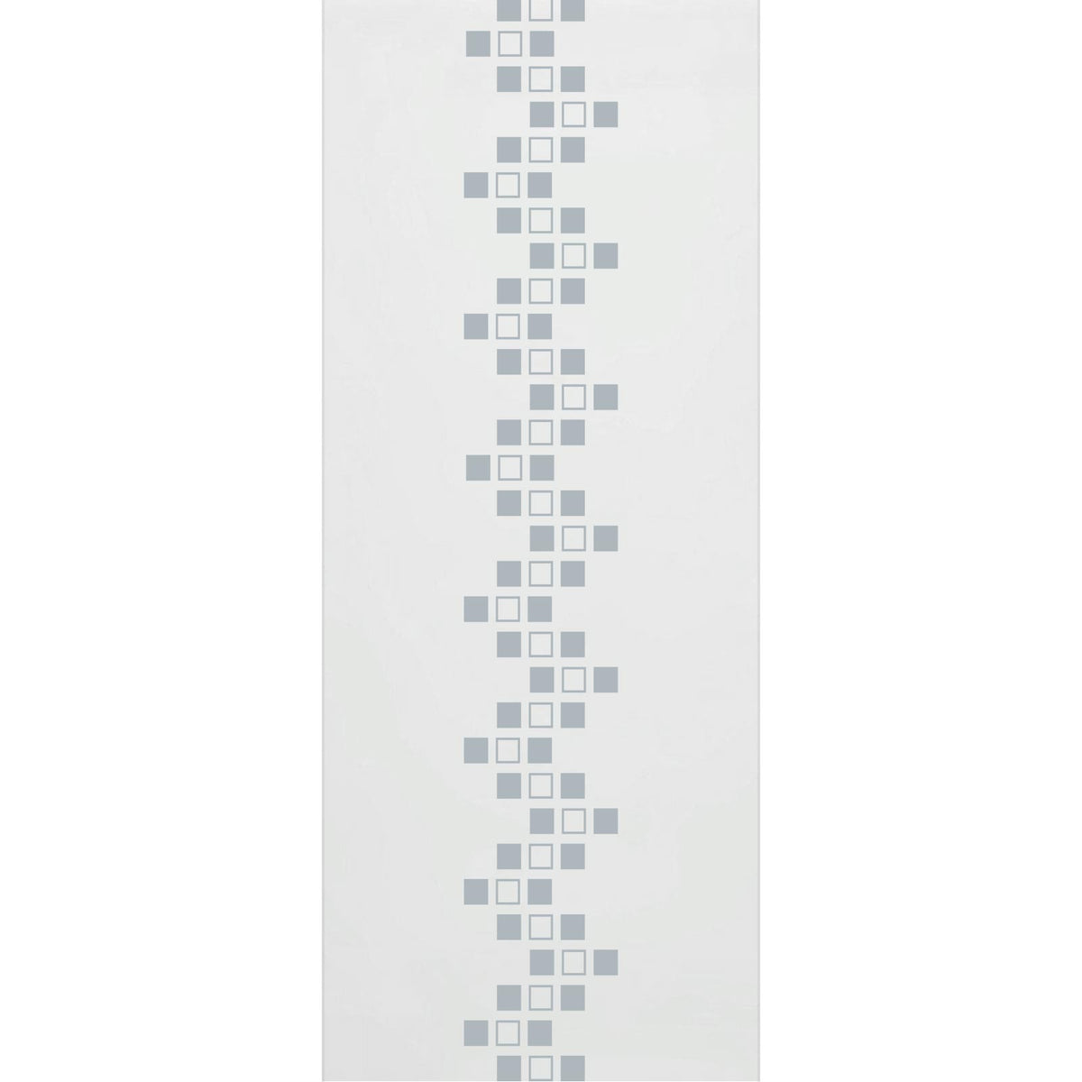 Single Glass Sliding Door - Carrington 8mm Obscure Glass - Clear Printed Design - Planeo 60 Pro Kit