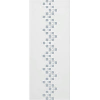Single Glass Sliding Door - Carrington 8mm Obscure Glass - Clear Printed Design - Planeo 60 Pro Kit
