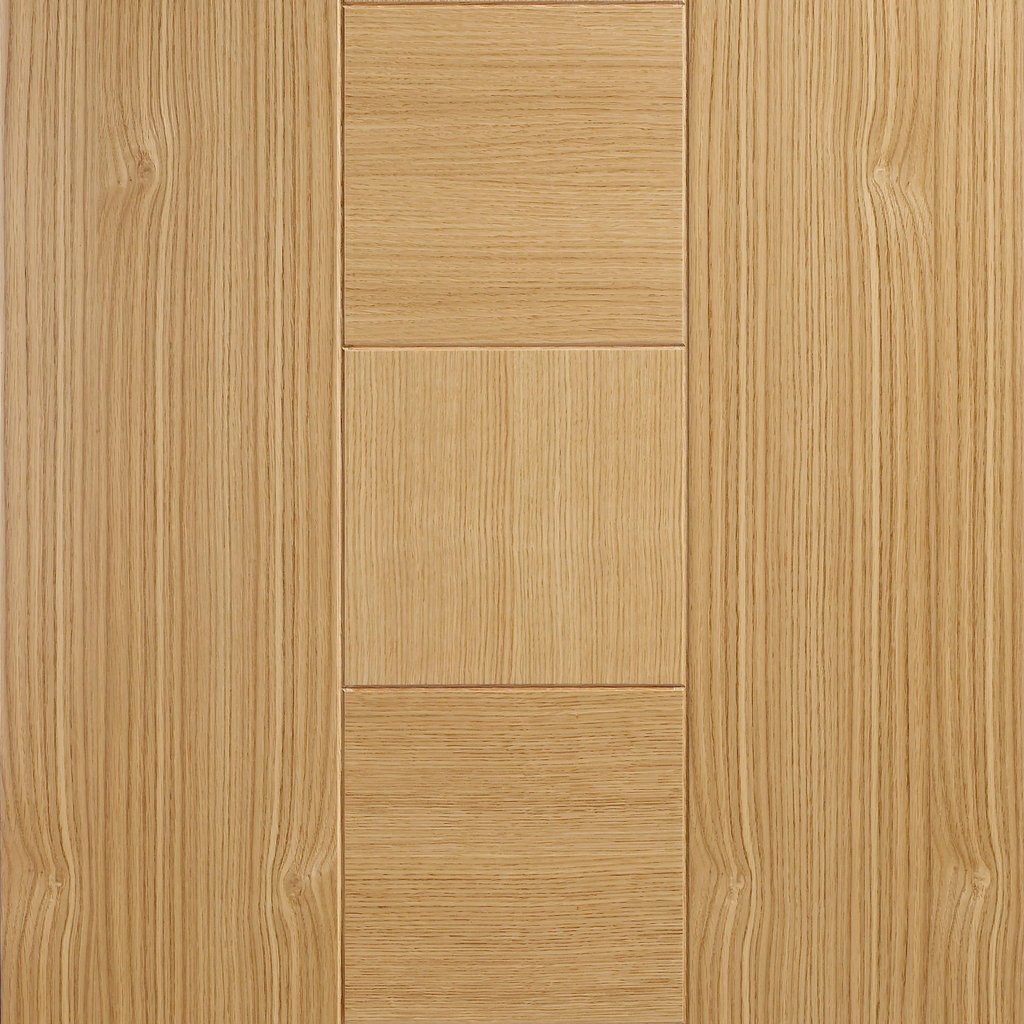 Bespoke Catalonia Flush Oak Door Pair - Prefinished
