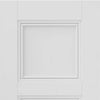 J B Kind White Classic Catton Panel Primed Fire Door - 1/2 Hour Fire Rated