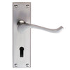 CBS54 Victorian Scroll Lever Lock Door Handles - 3 Finishes