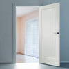 Simpli Door Set - Cesena White 1 Panel Door - Prefinished