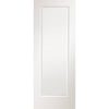 Cesena White 1 Panel Door Pair - Prefinished