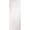 Cesena White Panelled Evokit Pocket Fire Door Detail - 1/2 hour Fire Rated - Prefinished