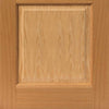 Single Sliding Door & Track - Charnwood Oak Door - Prefinished