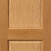 Single Sliding Door & Track - Charnwood Oak Door - Prefinished