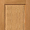 Single Sliding Door & Track - Charnwood Oak Door - Prefinished