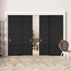 Pass-Easi Four Sliding Doors and Frame Kit - Chelsea 4 Panel Black Primed Door
