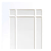 Cheshire Door Pair - Clear Glass - White Primed