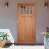 Chigwell External Hardwood Door and Frame Set - Clear Double Glazing, From LPD Joinery