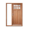 Chigwell External Hardwood Door and Frame Set - Clear Double Glazing - One Unglazed Side Screen, From LPD Joinery