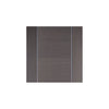 LPD Joinery Bespoke Fire Door Pair, Chocolate Grey Alcaraz Pair - 1/2 Hour Fire Rated - Prefinished