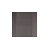 Modern flush grey colour interior door