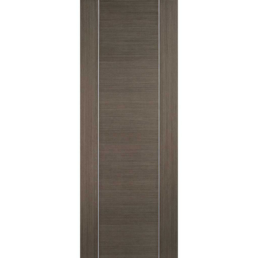 Bespoke Chocolate Grey Alcaraz Door - 4 Door Wardrobe and Frame Kit - Prefinished