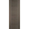 Bespoke Thruslide Chocolate Grey Alcaraz Door - 4 Sliding Doors and Frame Kit - Prefinished