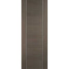Bespoke Chocolate Grey Alcaraz Door - 2 Door Wardrobe and Frame Kit - Prefinished