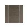 Three Sliding Wardrobe Doors & Frame Kit - Alcaraz Chocolate Grey Door - Prefinished