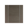 Minimalist Wardrobe Door & Frame Kit - Four Alcaraz Chocolate Grey Doors - Prefinished