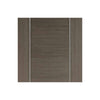 Bespoke Thruslide Chocolate Grey Alcaraz Door - 2 Sliding Doors and Frame Kit - Prefinished