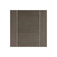 Bespoke Thruslide Chocolate Grey Alcaraz Door - 2 Sliding Doors and Frame Kit - Prefinished