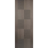 Modern flush grey colour interior door