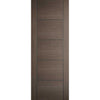 Bespoke Vancouver Chocolate Grey Door - 2 Door Wardrobe and Frame Kit - Prefinished