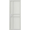 JB Kind Industrial City White Panel Internal Door Pair - Prefinished