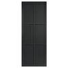 JB Kind Industrial Civic Black Internal Door Pair - Prefinished