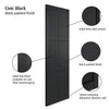 JB Kind Industrial Civic Black Internal Door - Prefinished
