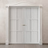JB Kind Industrial Civic White Door Pair - Prefinished