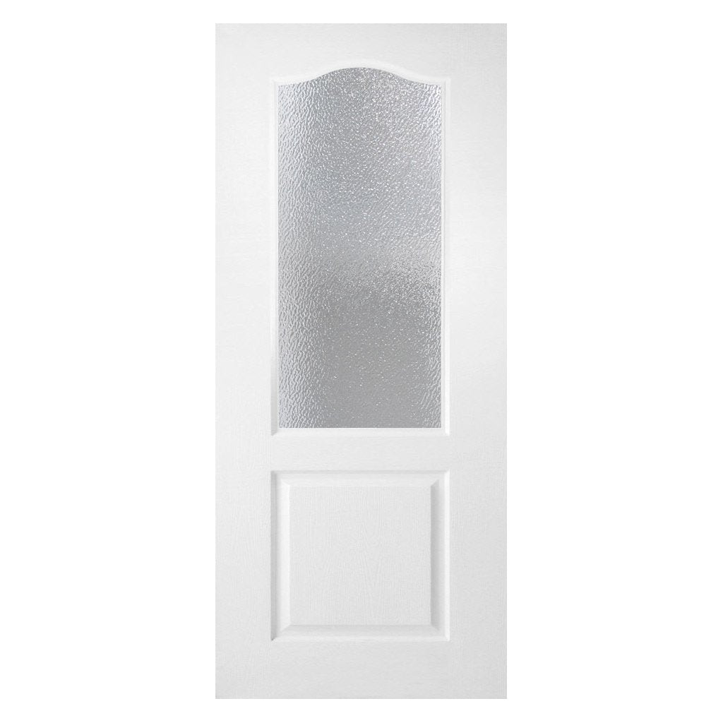 Classic Grained PVC Door Pair - Glass Options