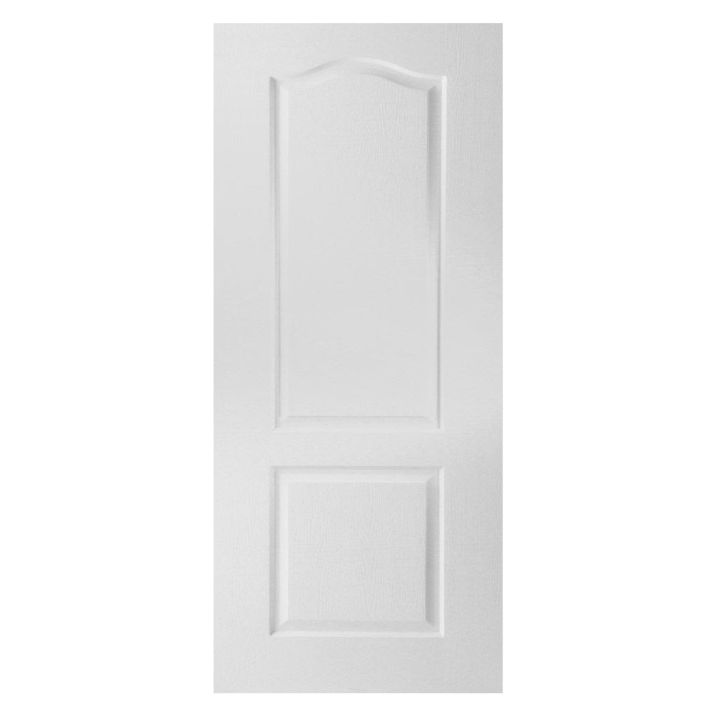 White PVC door on white background
