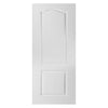 White PVC door on white background