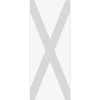 Single Glass Sliding Door - The Saltire Flag 8mm Obscure Glass - Obscure Printed Design with Elegant Track