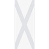 The Saltire Flag 8mm Obscure Glass - Clear Printed Design - Single Absolute Pocket Door