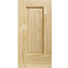 3 panel clear pine door 