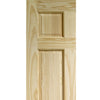 3 panel clear pine door 