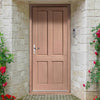 Colonial 4 Panel External Hardwood Door and Frame Set, From LPD Joinery