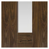 Image of flush walnut inteior door