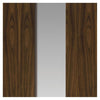 Image of flush walnut inteior door