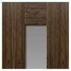 Image of flush walnut inteior door