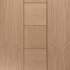 Bespoke Thruslide Messina Oak Flush 4 Door Wardrobe and Frame Kit - Prefinished