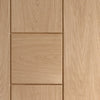 Bespoke Messina Oak Flush Door Pair - Prefinished