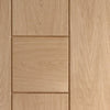 Messina Oak Double Evokit Pocket Door Detail