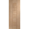 Bespoke Thruslide Messina Oak Flush 4 Door Wardrobe and Frame Kit - Prefinished