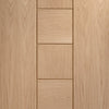 Bespoke Messina Oak Flush Single Pocket Door Detail - Prefinished